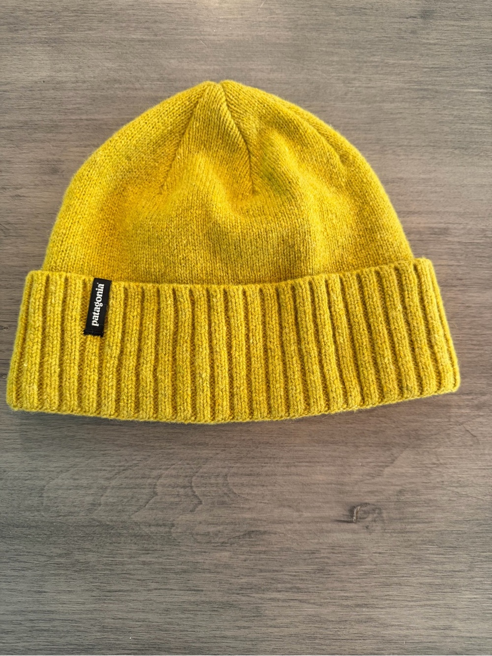 Patagonia Brodeo Beanie Mustard Yellow/Cabin Gold